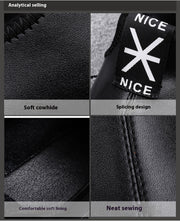 Toed First Layer Cowhide Sandals Men's Bag Heel Side Empty Leather Beach Non-slip Wear-resistant