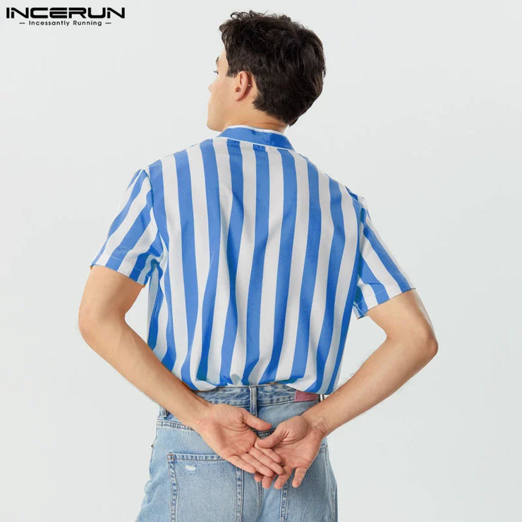 Men Striped Shirt