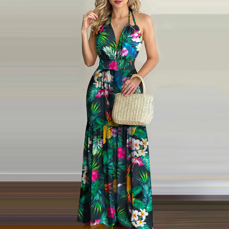 Women Sexy Strapless Dress