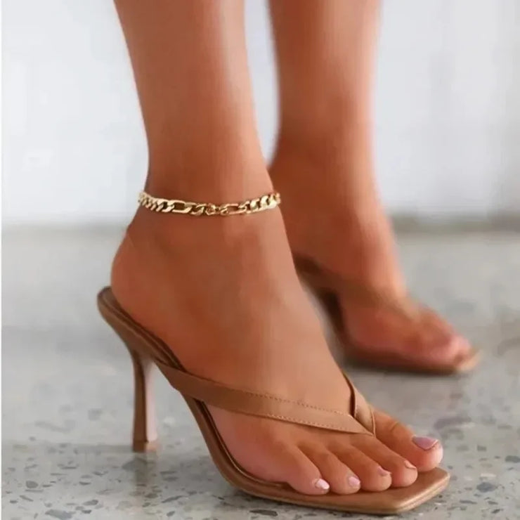 thin heel slippers – stylish & comfortable footwears