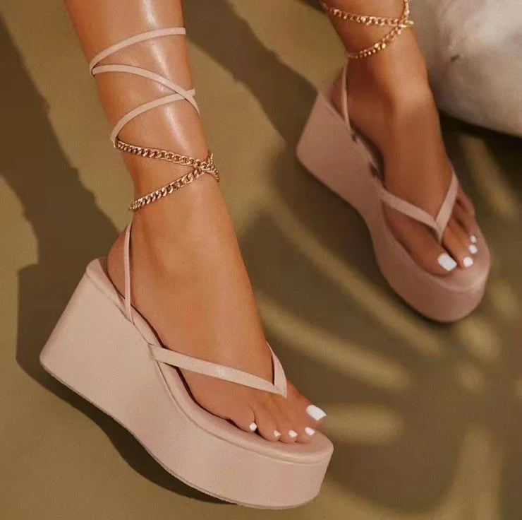 Women Ankle Strap Wedge