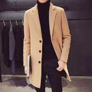 Shop Men's Trendy Autumn Coat – Sleek Cotton Blend Design