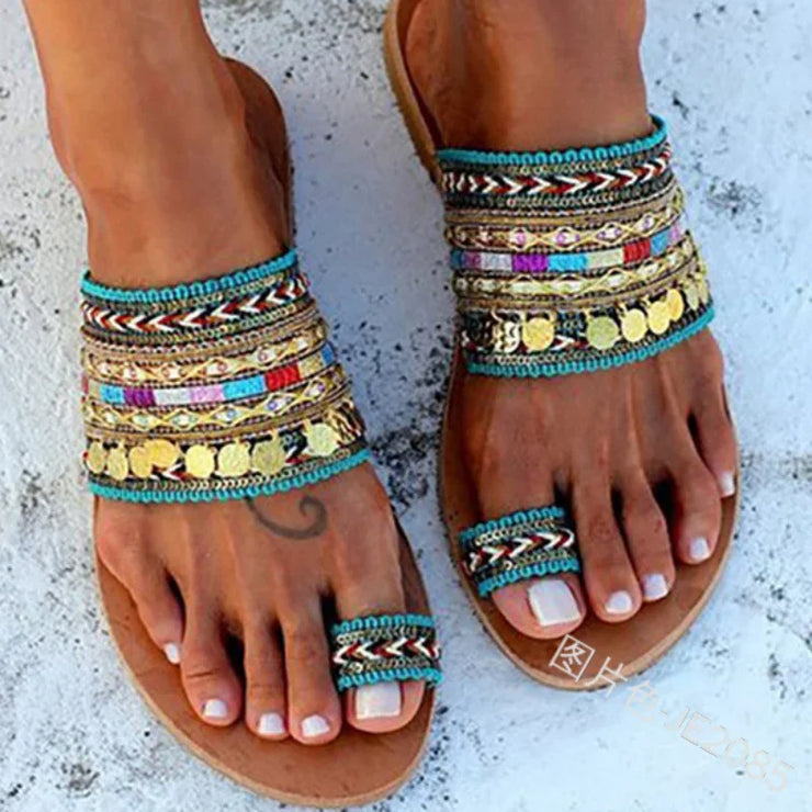 Women Boho Slippers