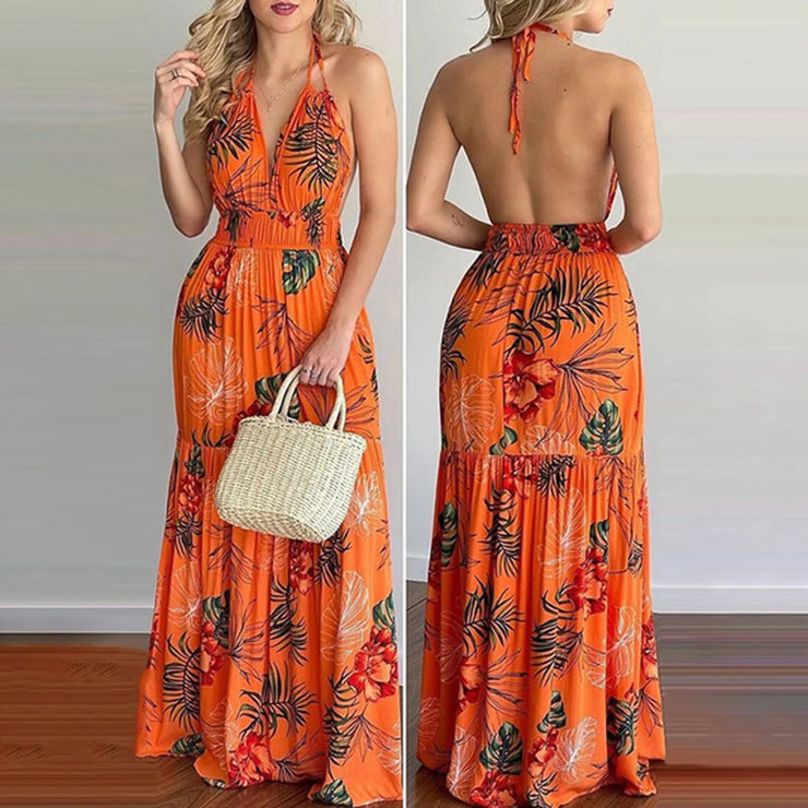 Women Sexy Strapless Dress